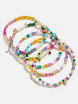 Indya Semi-Precious Layered Bracelet Set  - Multi | BaubleBar