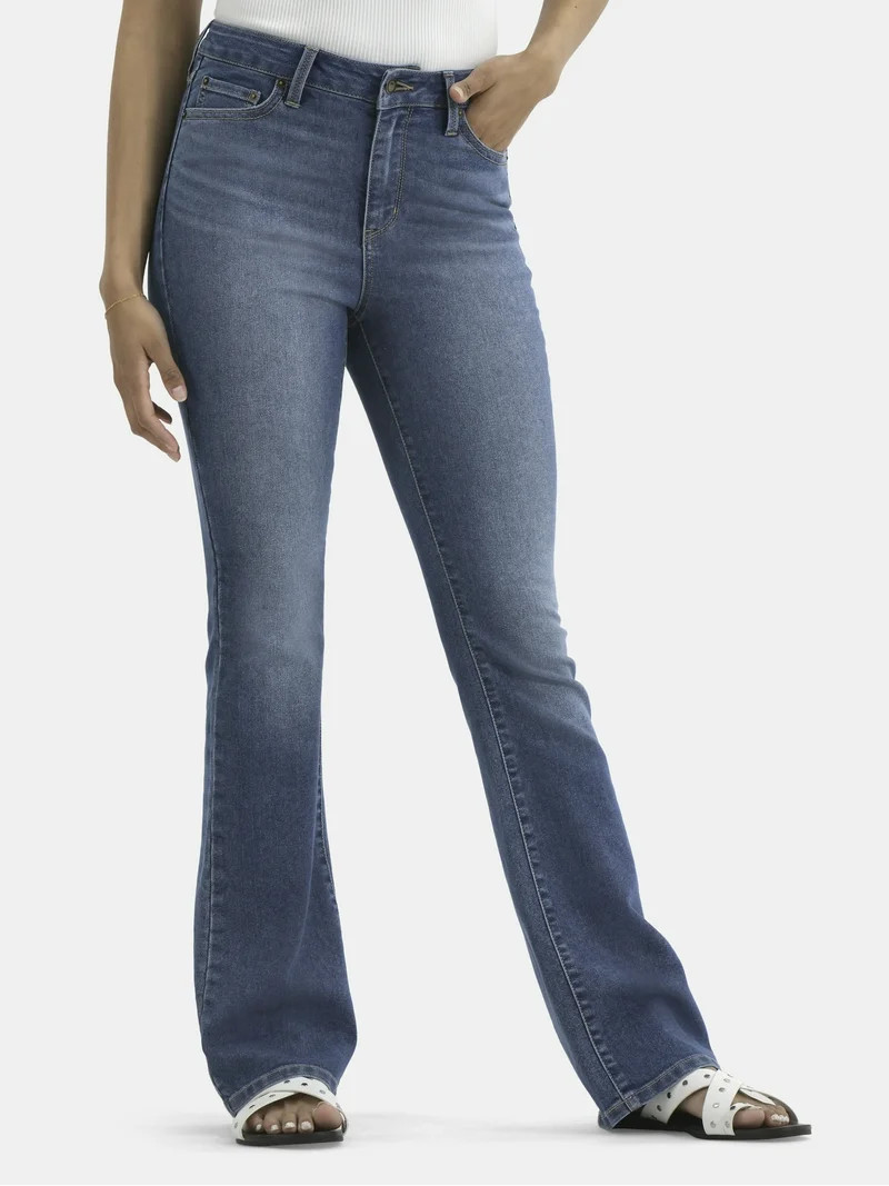 No Boundaries Stretch Denim Bootcut Jeans, 32" Inseam, Women's | Walmart (US)