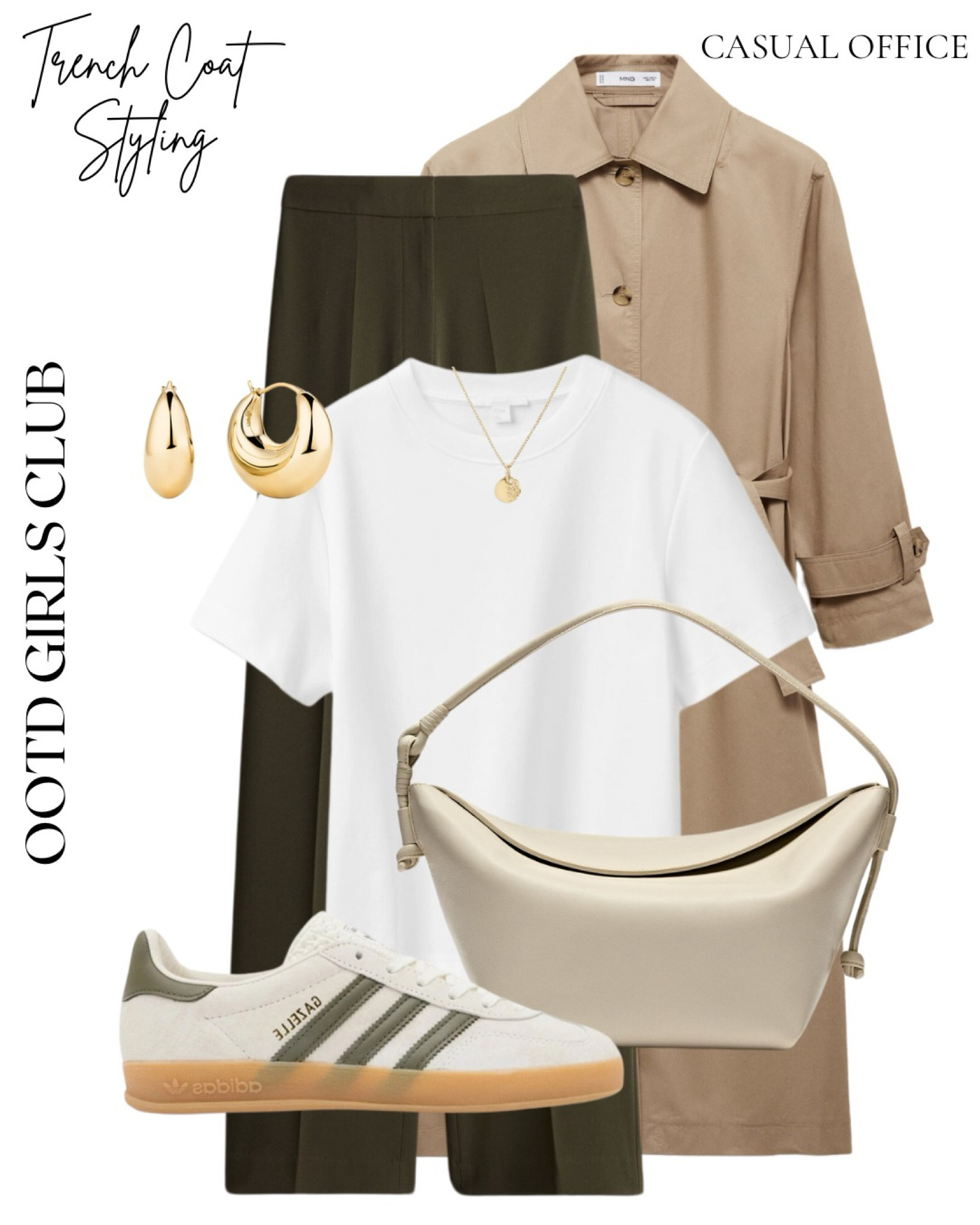 Trench Coat Styling - for a casual office

#LTKstyletip #LTKautumn #LTKworkwear