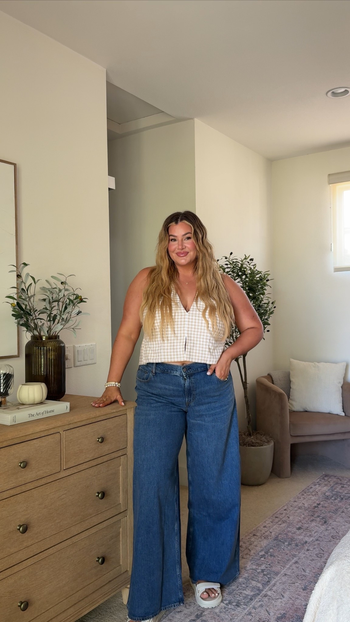 Wearing an xl in this top & a 33 in these pants ✨

#LTKStyleTip #LTKSaleAlert #LTKMidsize