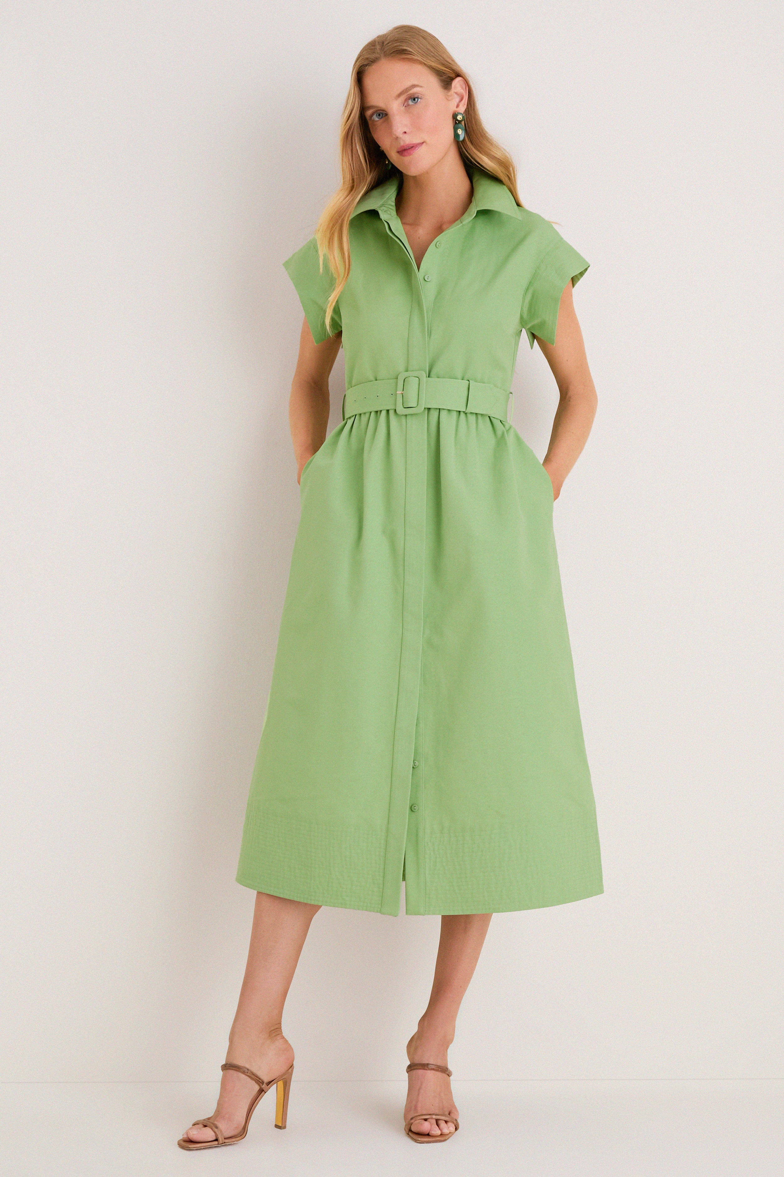 Pistachio Chloe Dress | Tuckernuck (US)