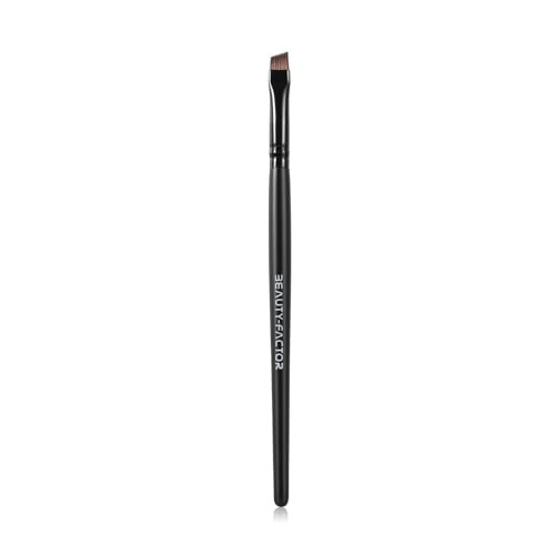 Angled Eyeliner Brush - Precision Ultral Thin Angle Eye Liner Brushes Fine Point with Flat Synthetic Bristles for Brow Powder, Smooth Gel, Cream, or Liquid for Creating Sharp Lines, Detailed Eye Looks | Amazon (US)
