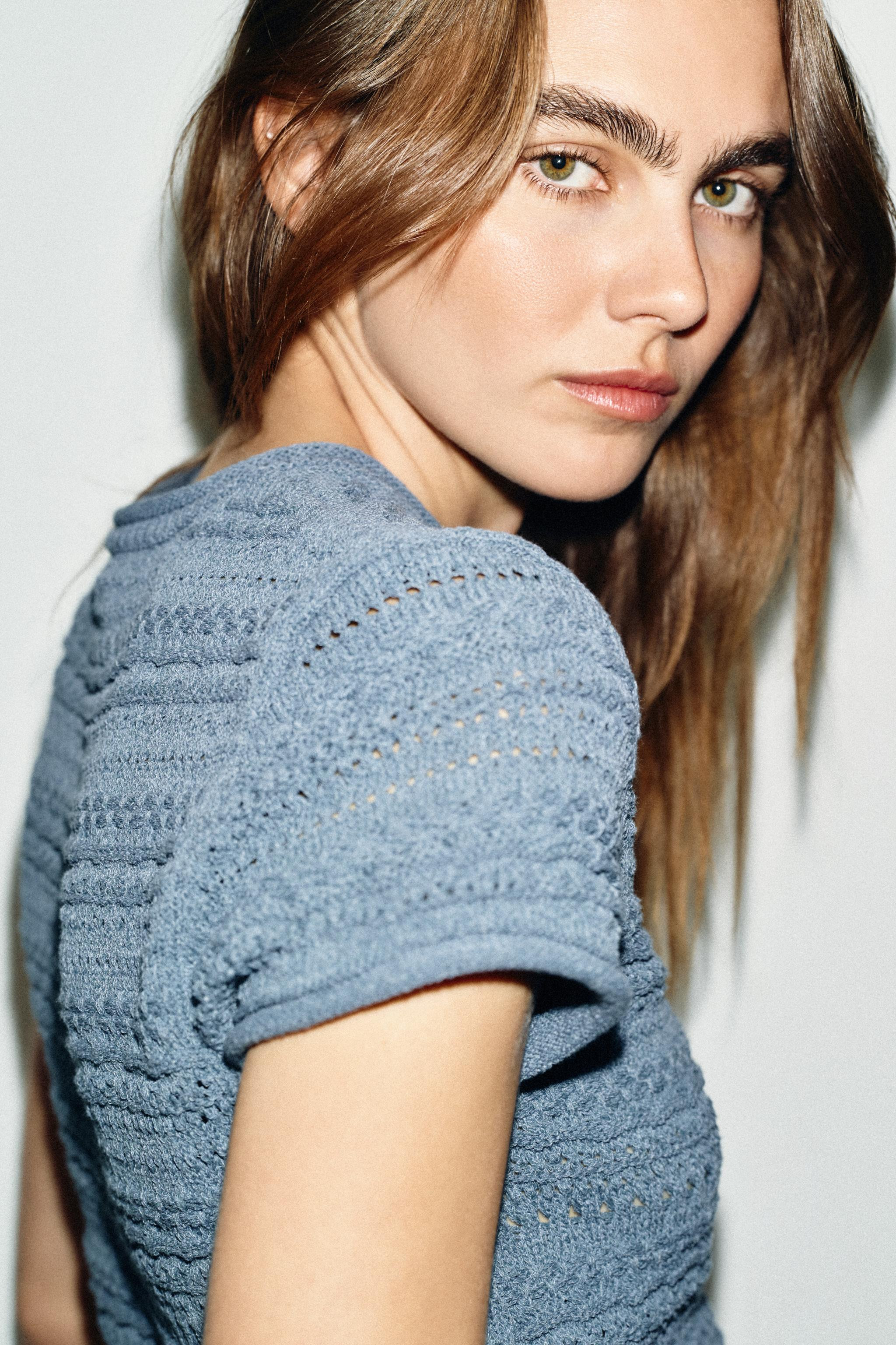 POINTELLE KNIT TOP | Zara US