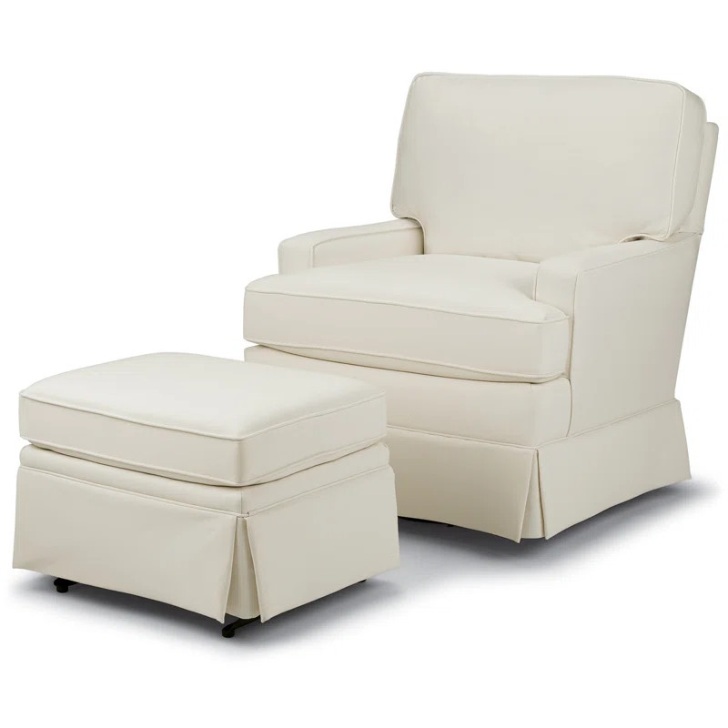 Ailbhe Upholstered Swivel Glider | Wayfair North America