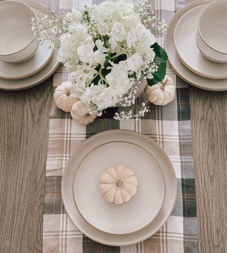 Simple Fall Tablescape #thanksgiving #dinnerware

#LTKunder100 #LTKSeasonal #LTKhome
