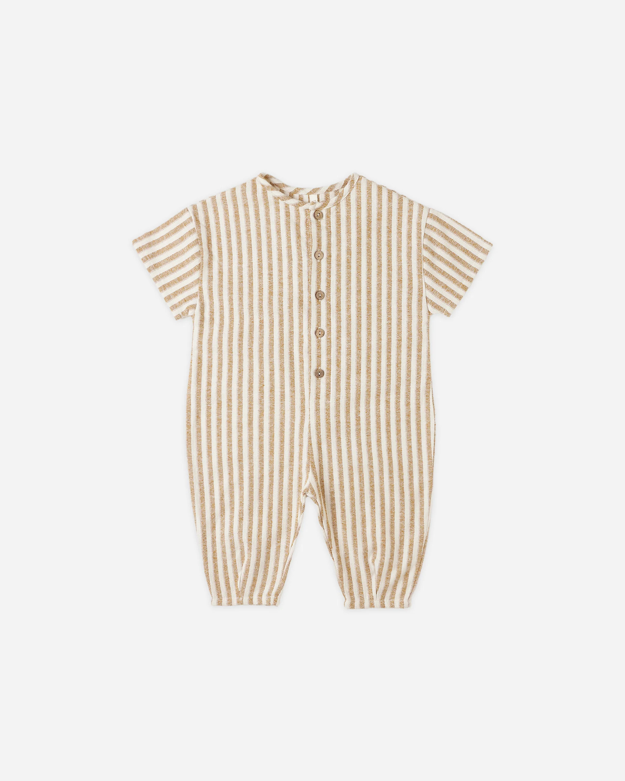 Hayes Jumpsuit || Golden Stripe | Rylee + Cru