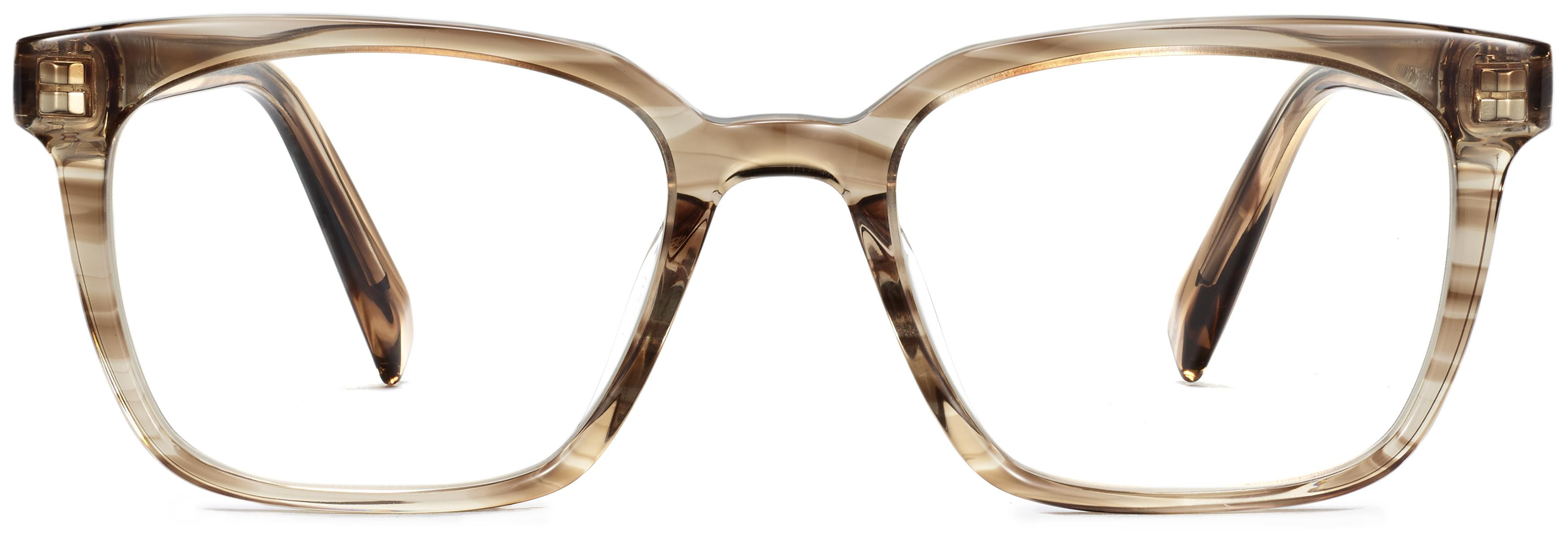 Hughes Low Bridge Fit Eyeglasses in Chestnut Crystal | Warby Parker (US)
