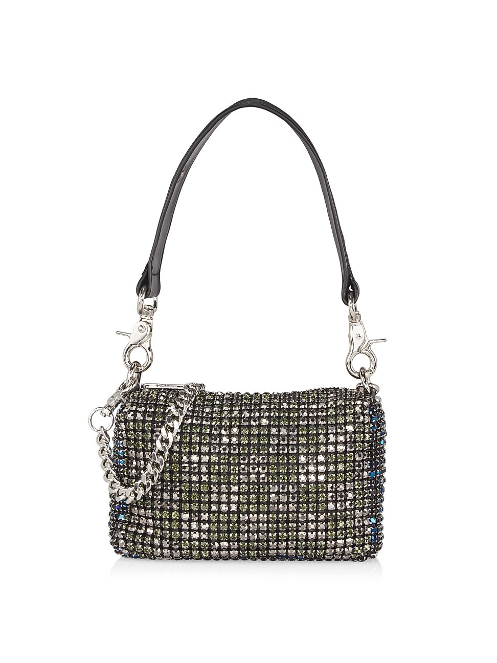 Checkered Sparkle Pouchette | Saks Fifth Avenue
