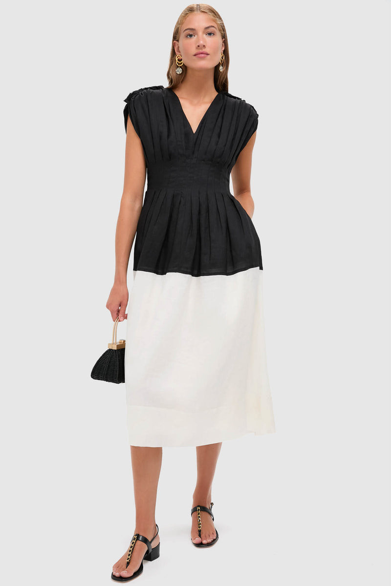 Multi Nicola Ramie Tank Midi Dress | Tuckernuck (US)