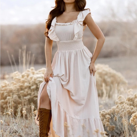 Joyfolie “Dawn”  Dress in color Ecru | Poshmark