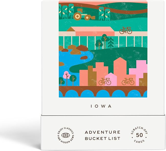 Reach International Outfitters Iowa Adventure Bucket List: 50 Scratch-Off Cards for Outdoor Activ... | Amazon (US)