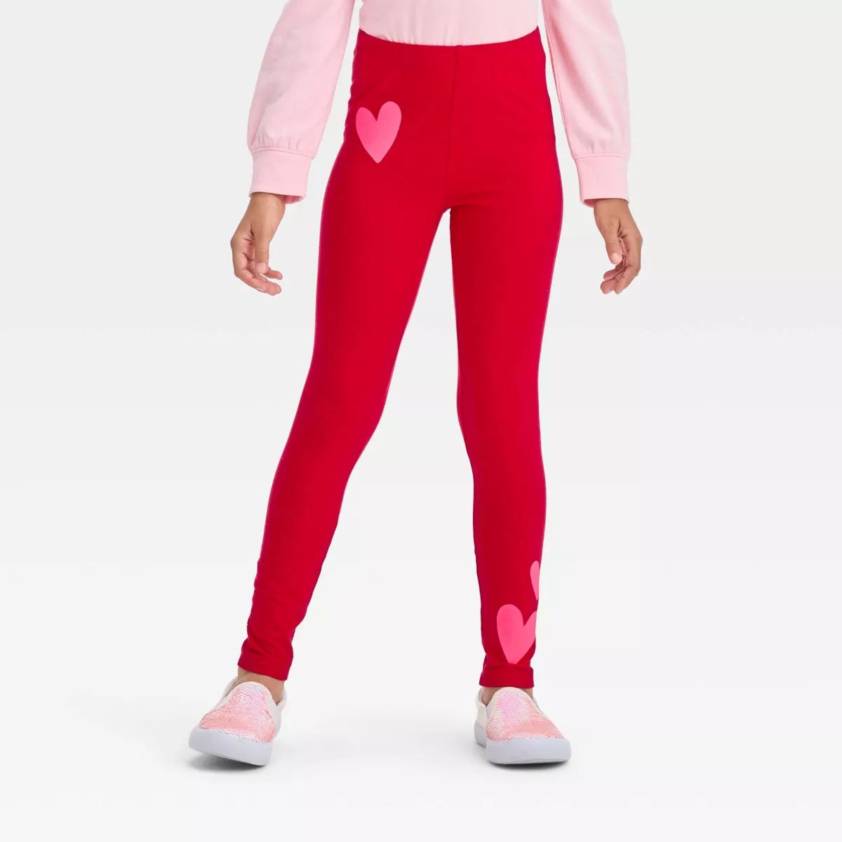 Girls' Valentine's Day Leggings - Cat & Jack™ | Target