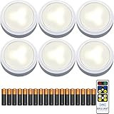 Brilliant Evolution LED Lights 6 Pack with Remote & Batteries | Wireless LED Under Cabinet Lighti... | Amazon (US)