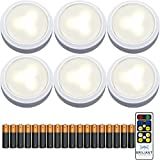 Brilliant Evolution LED Lights 6 Pack with Remote & Batteries | Wireless LED Under Cabinet Lighti... | Amazon (US)