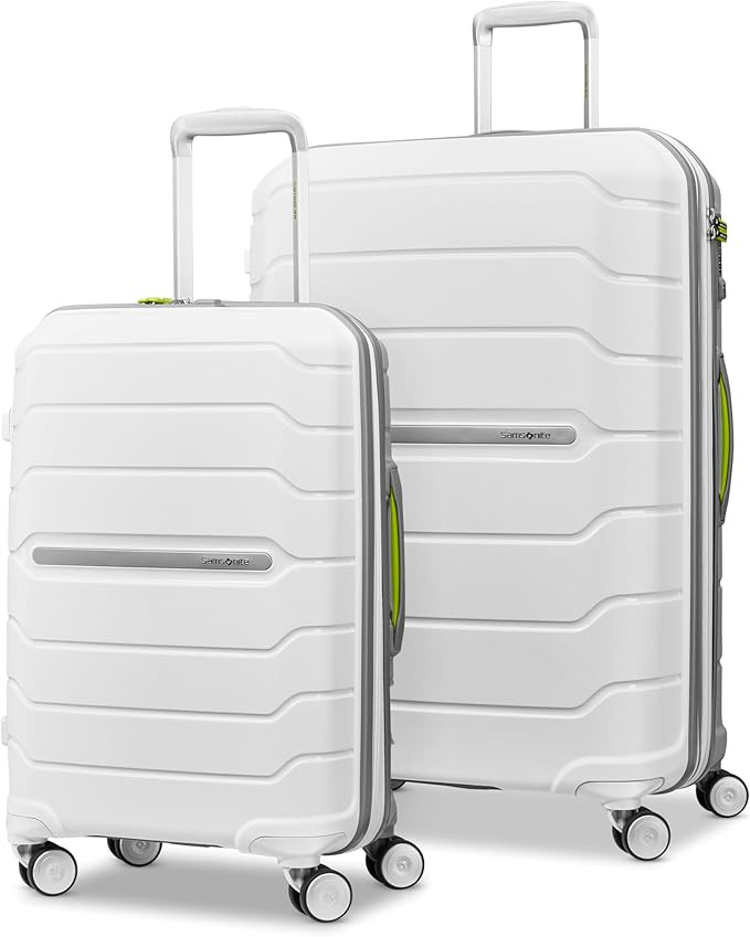 Samsonite Freeform 2-Piece Luggage Set - Carry-On & Large Checked Luggage with Dual Spinner Wheel... | Amazon (US)