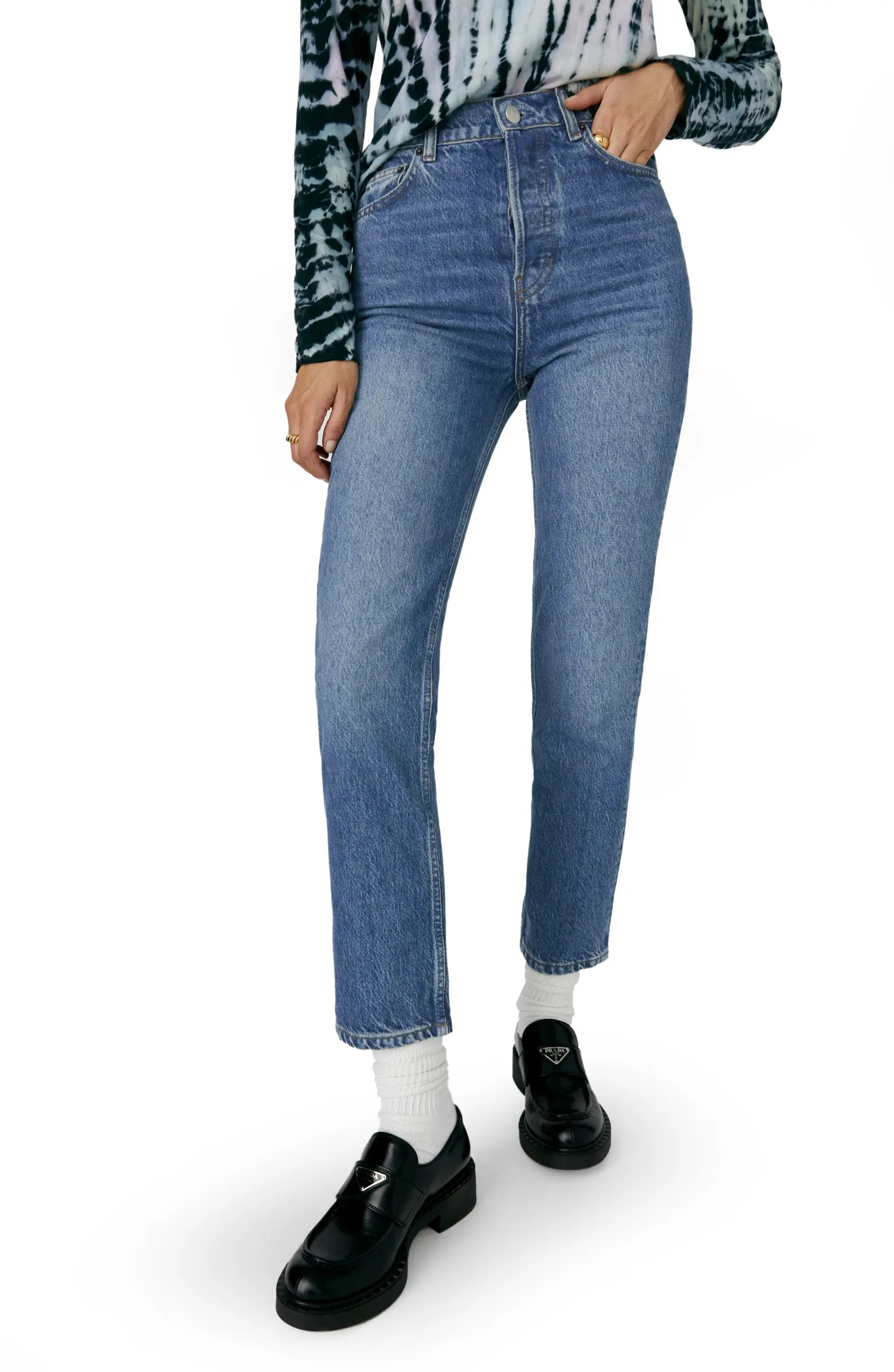 Reformation Cynthia High Waist Relaxed Jeans | Nordstrom | Nordstrom