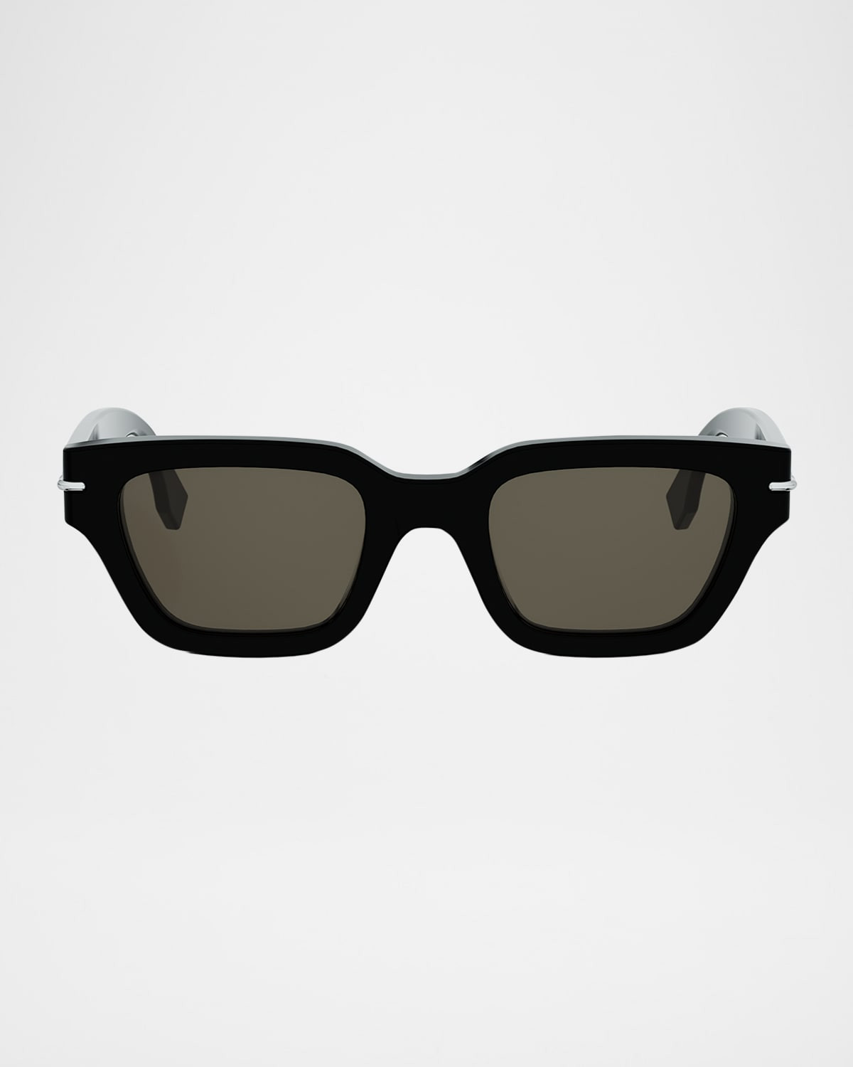 Men's Selleria Acetate Three-Stitch Rectangle Sunglasses | Neiman Marcus