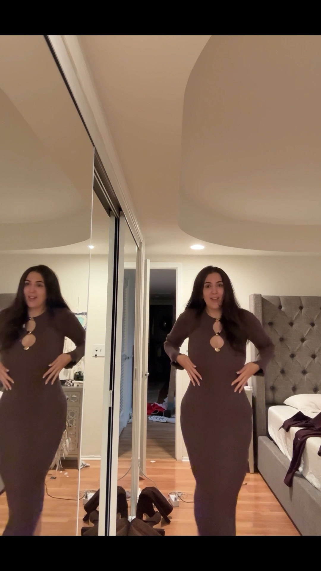 This sweater dress is the perfect mix of comfort, sleek, stylish, and sexy! It hugs my curves and all the right places and also is super stretchy! Perfect for this season

#LTKMidsize #LTKmomlife #LTKSaleAlert