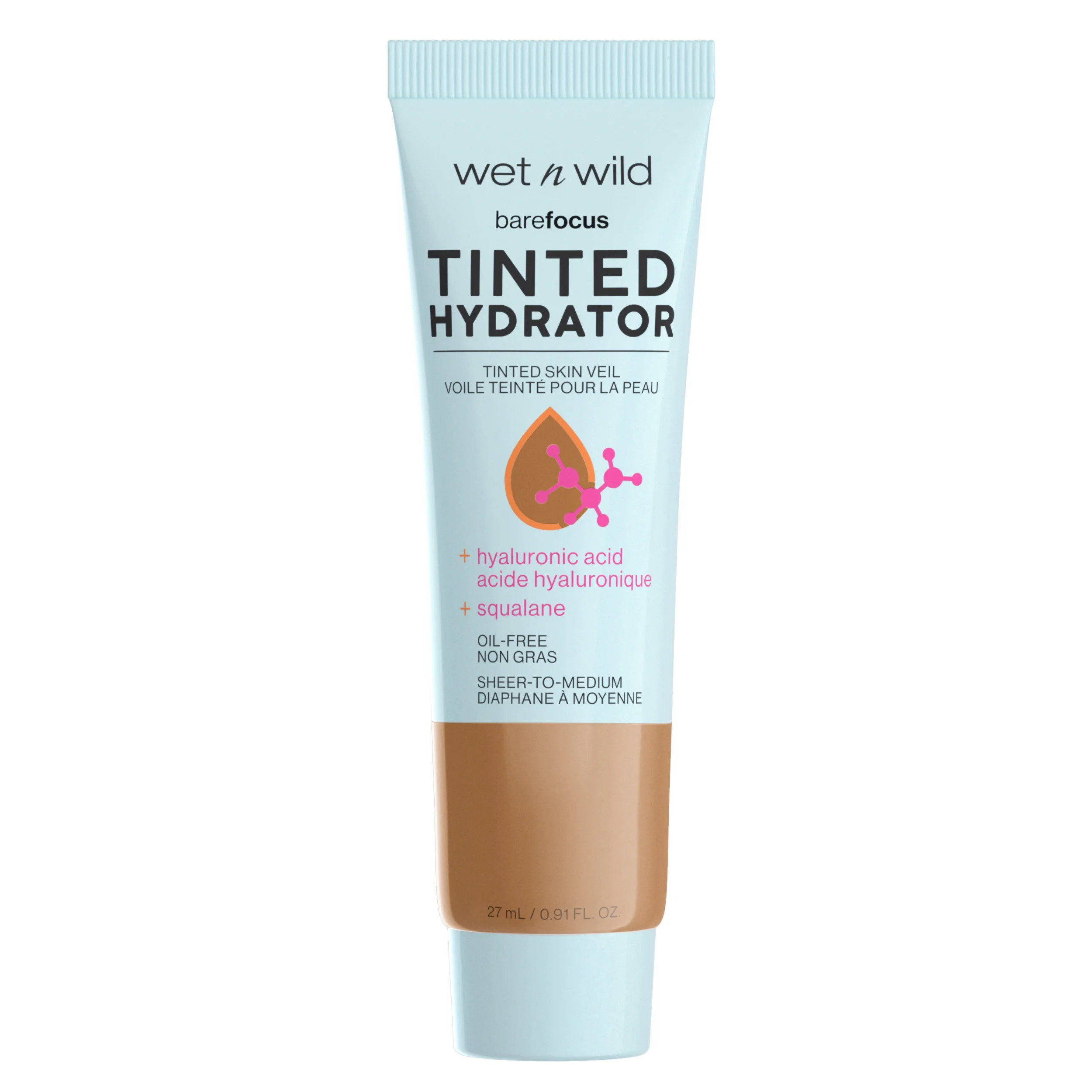 wet n wild Bare Focus Tinted Hydrator, Tinted Moisturizer, Dewy, Medium Deep, 0.91 fl oz - Walmar... | Walmart (US)