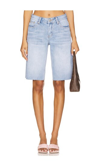 Karoline Short in Light Blue Wash | Revolve Clothing (Global)