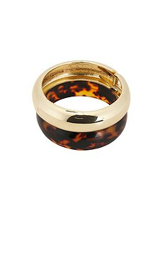 SHASHI Tortoise Bangle Bracelet Set in Gold & Tortoise from Revolve.com | Revolve Clothing (Global)