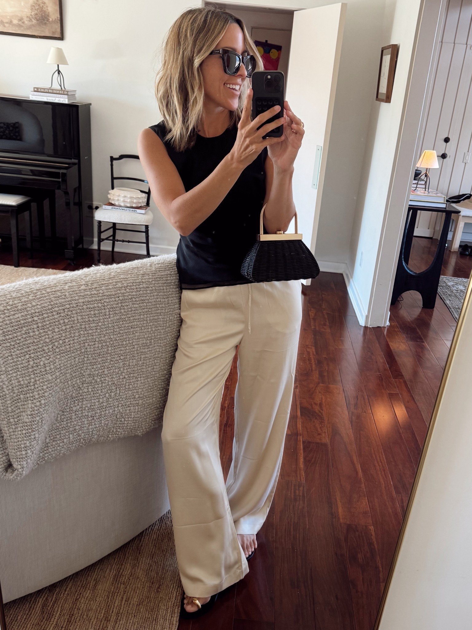 Easy dinner outfit. I purchased this top last year from St Agni so linking to similar ones.

#LTKSeasonal #LTKStyleTip