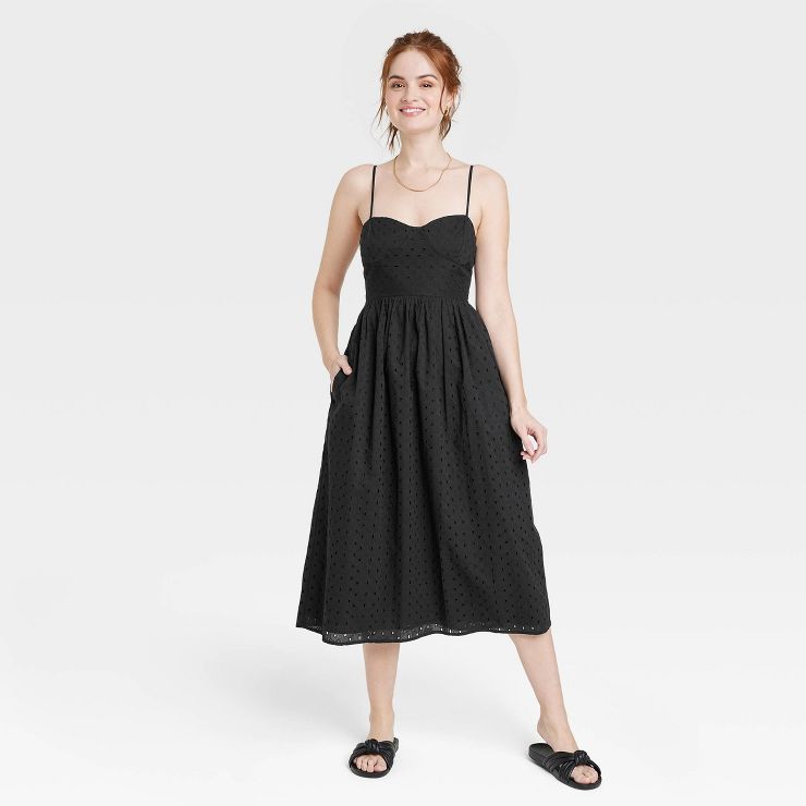 Women's Sleeveless Eyelet Sun Dress - A New Day™ | Target