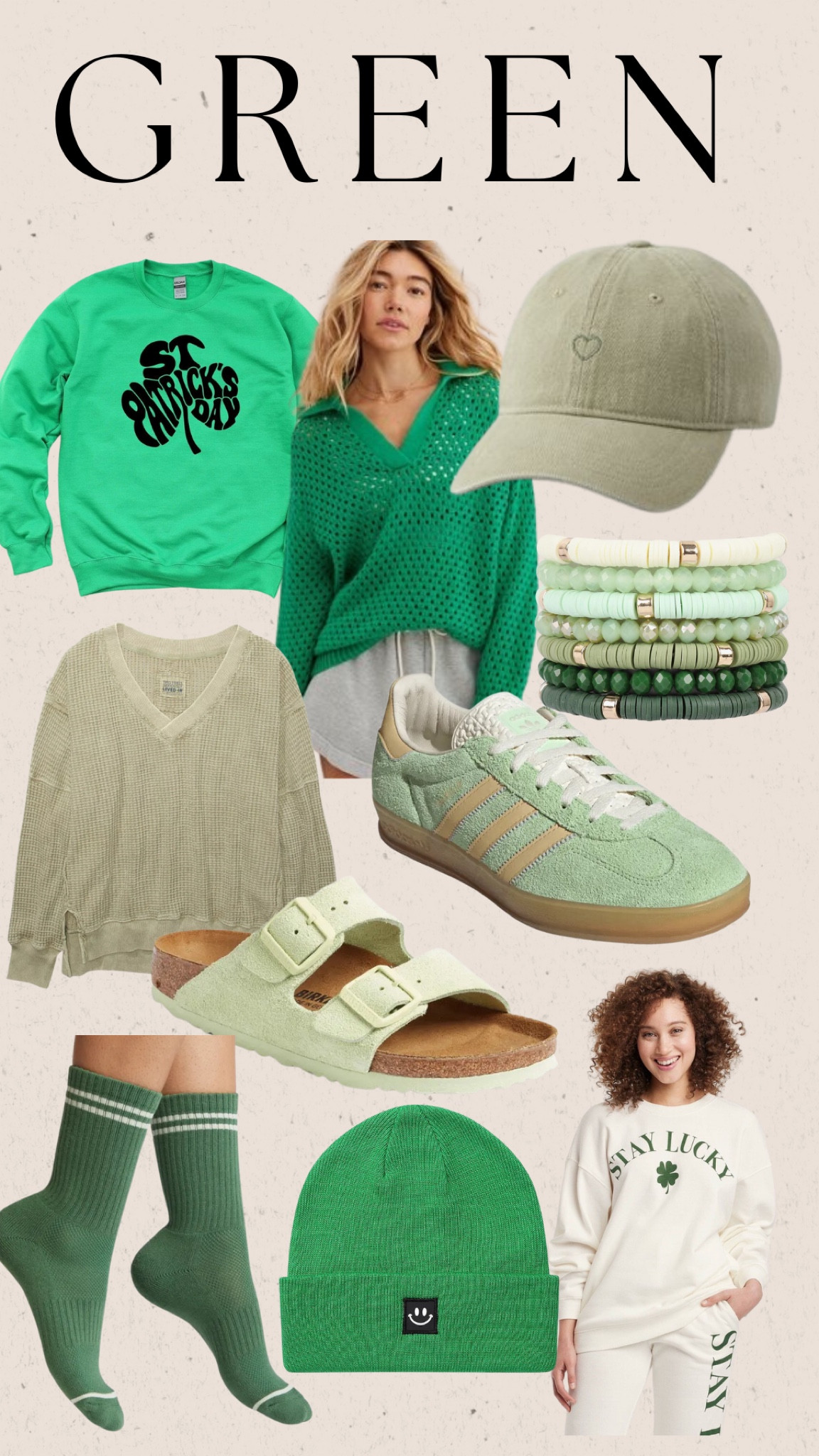 Green! 

#LTKstyletip #LTKfindsunder100 #LTKSeasonal