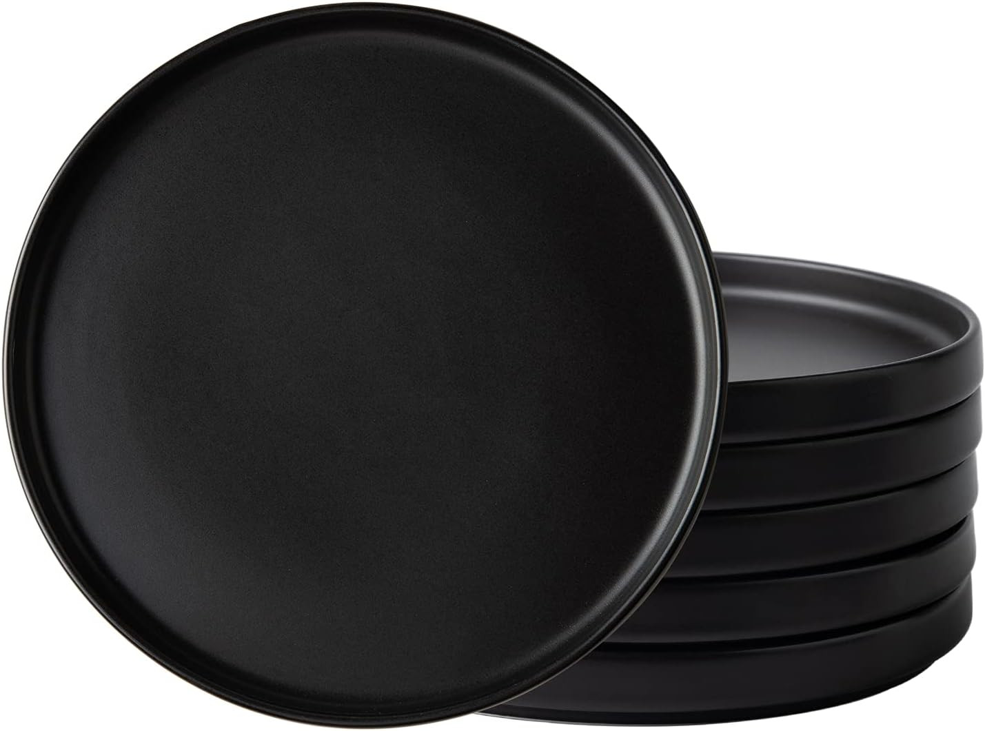 AmorArc Ceramic Plates Set of 6, Matte Glaze 8.0 Inch Dishes Set for Kitchen, Dessert,Salad,Appet... | Amazon (US)
