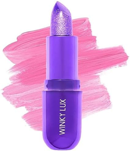 Winky Lux Amethyst Glimmer Balm – Nourishing pH Lip Balm with Color Changing Tint, Hydrating Ce... | Amazon (US)