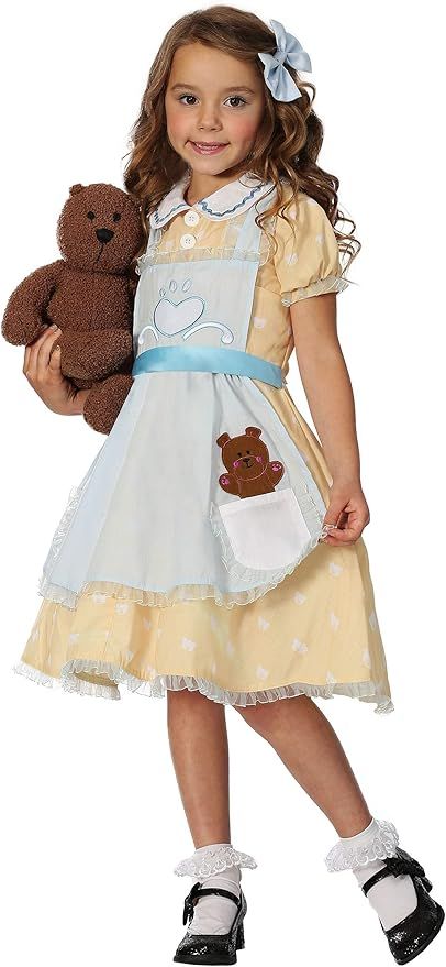 Girls Goldilocks Dress Fairy Tale Costume for Kids Goldilocks Costume for Girls | Amazon (US)