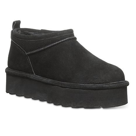 Bearpaw Retro Super Shorty Suede Boot with Water Resistance | HSN