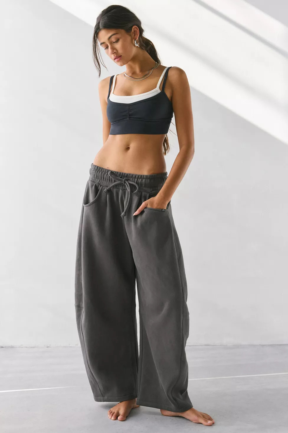 Out From Under Essential Barrel Leg Sweatpant | Urban Outfitters (US and RoW)