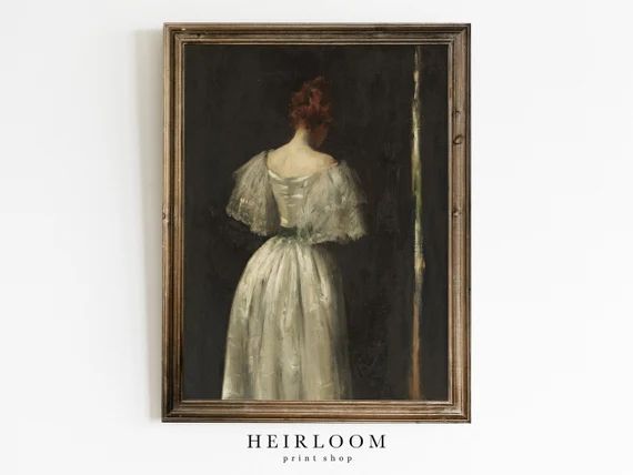 Woman PRINTABLE ART | Vintage Portrait Digital Print | Victorian | Lady | Etsy (US)