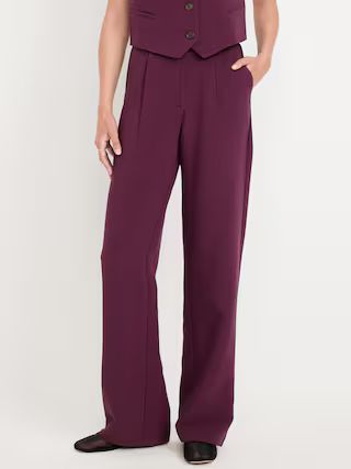 Extra High-Waisted Taylor Wide-Leg Trouser Pants | Old Navy (US)