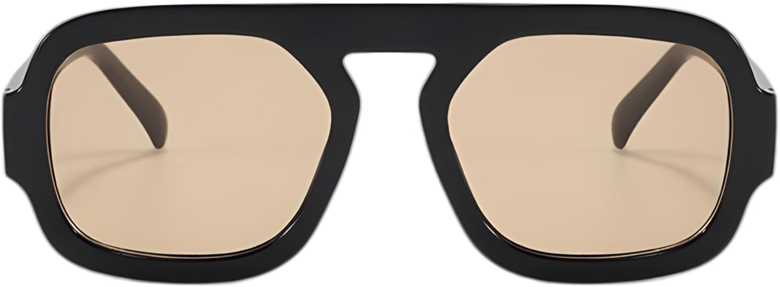 ADE WU Trendy Square Sunglasses for Women Men,Vintage Square Aviator Sunglasses Fashion 70s Inspi... | Amazon (US)