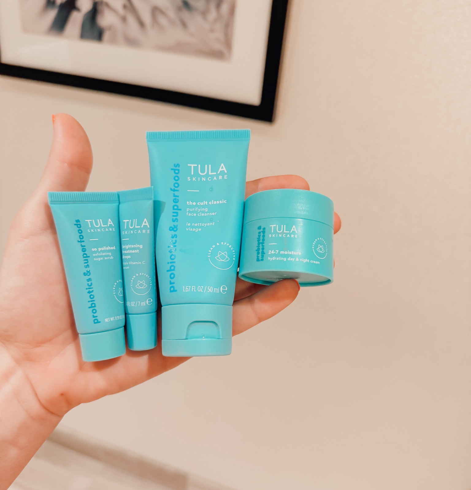 I love the travel size Tula products. So much easier than bringing the big ole containers  

#LTKTravel #LTKBeauty #LTKFindsUnder50