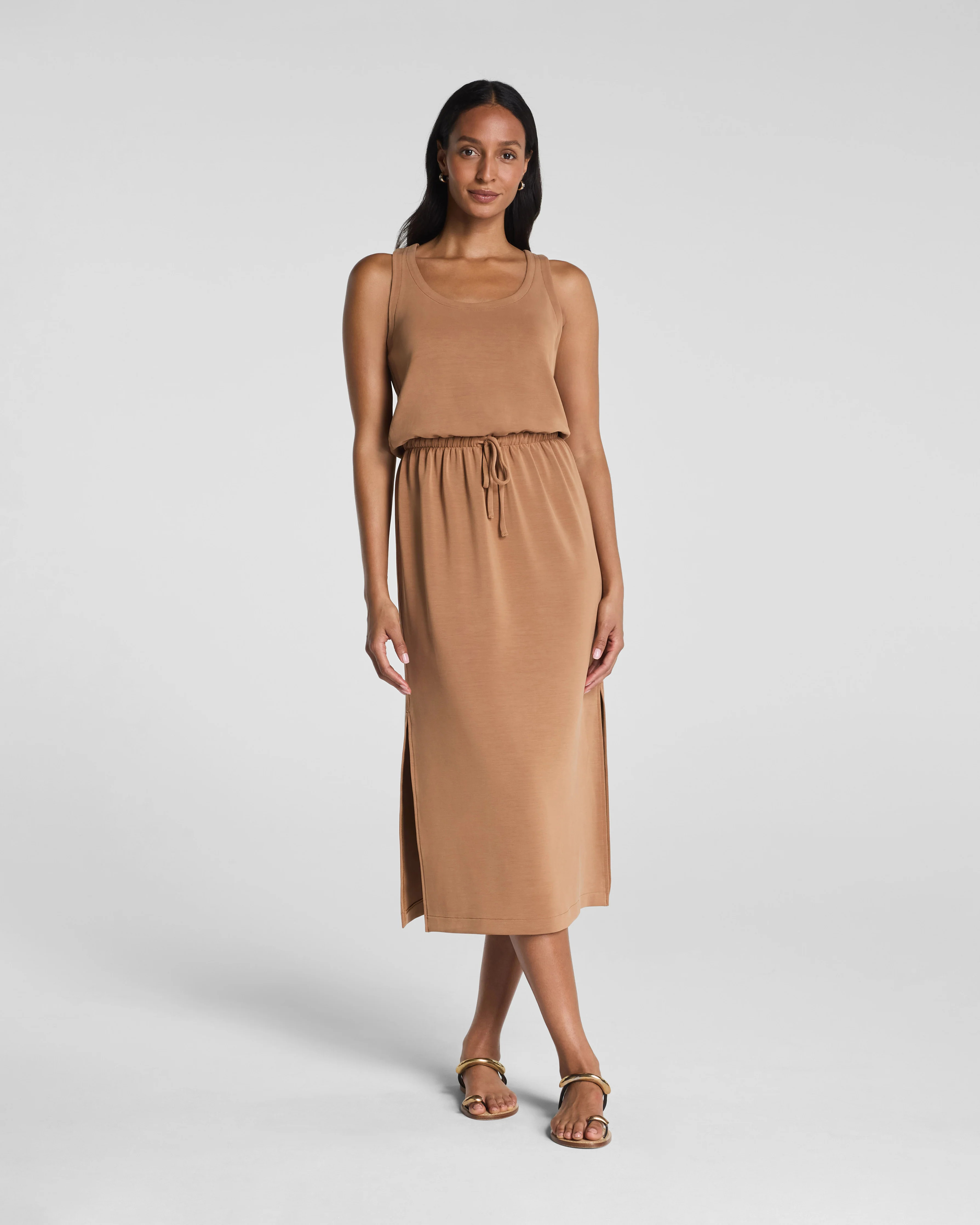 SPANX AirEssentials® Sandwashed Drawstring Maxi Tank Dress | Spanx