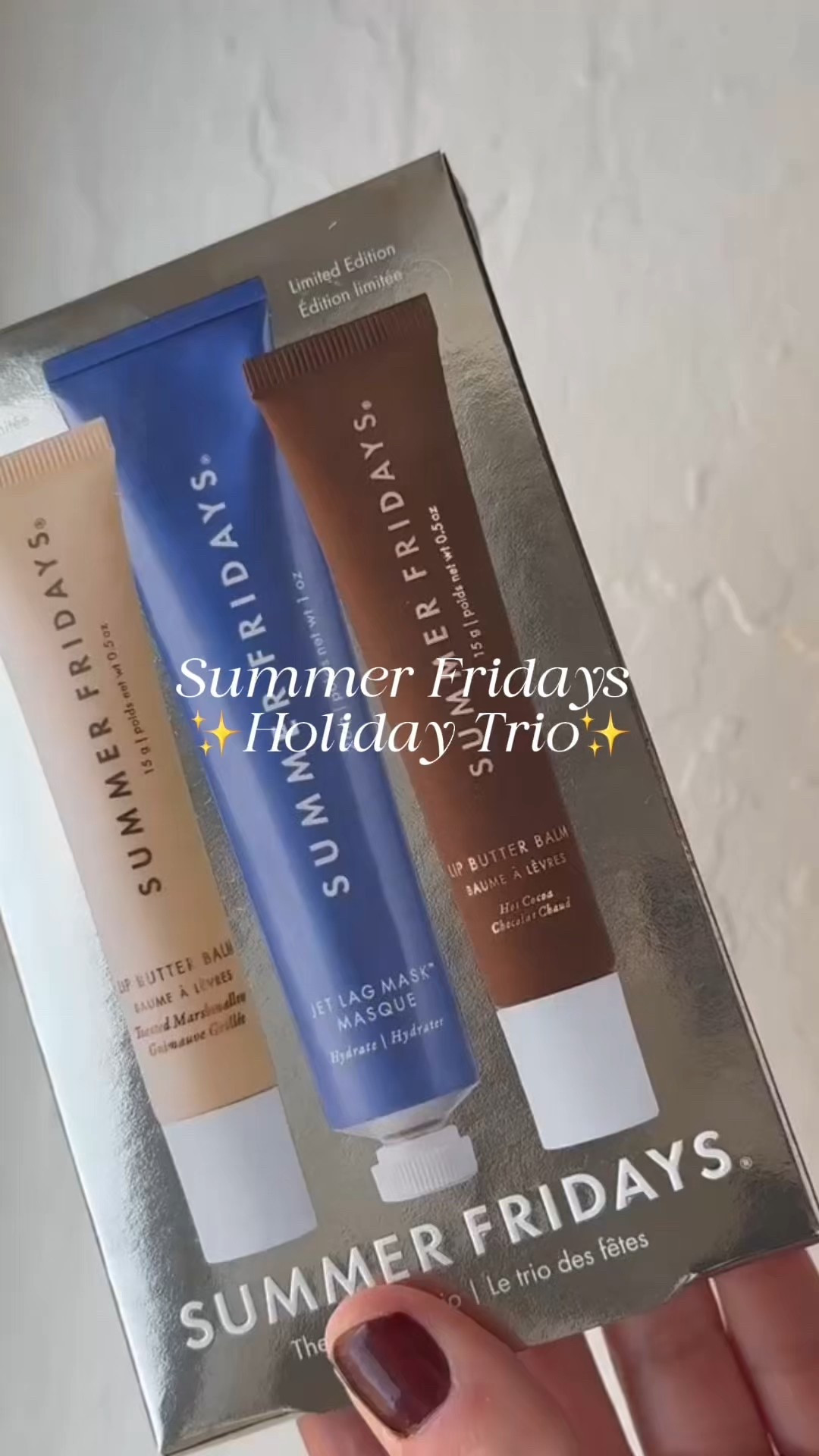 These flavors are heavenly!! ✨ #summerfridays #beautygifts 

Holiday Gift Guide | Self Care Gifts | Summer Fridays | Sephora Gifts | Beauty Gift Set

#LTKGiftGuide #LTKCyberWeek #LTKHoliday