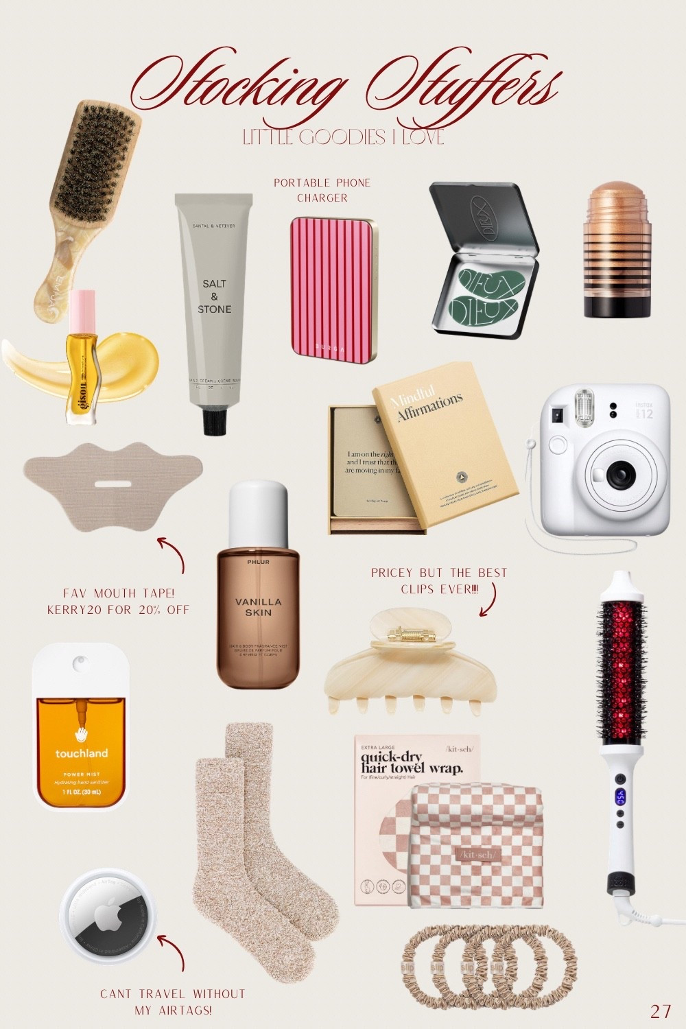 Stocking stuffer ideas! 

#LTKCyberWeek #LTKHoliday #LTKGiftGuide