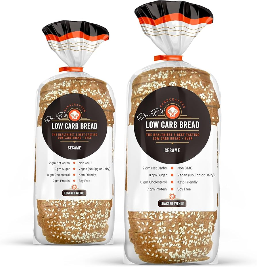 Dr. B's Multigrain Bread | 2g Net Carbs & 7g Protein | Low Calorie, Vegan, Sugar Free | Fresh, Sl... | Amazon (US)
