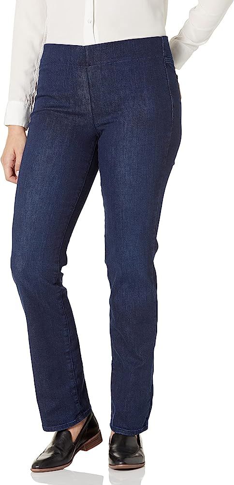 NYDJ Women's Pull-On Marilyn Straight Jeans | Slimming & Flattering Fit | Amazon (US)