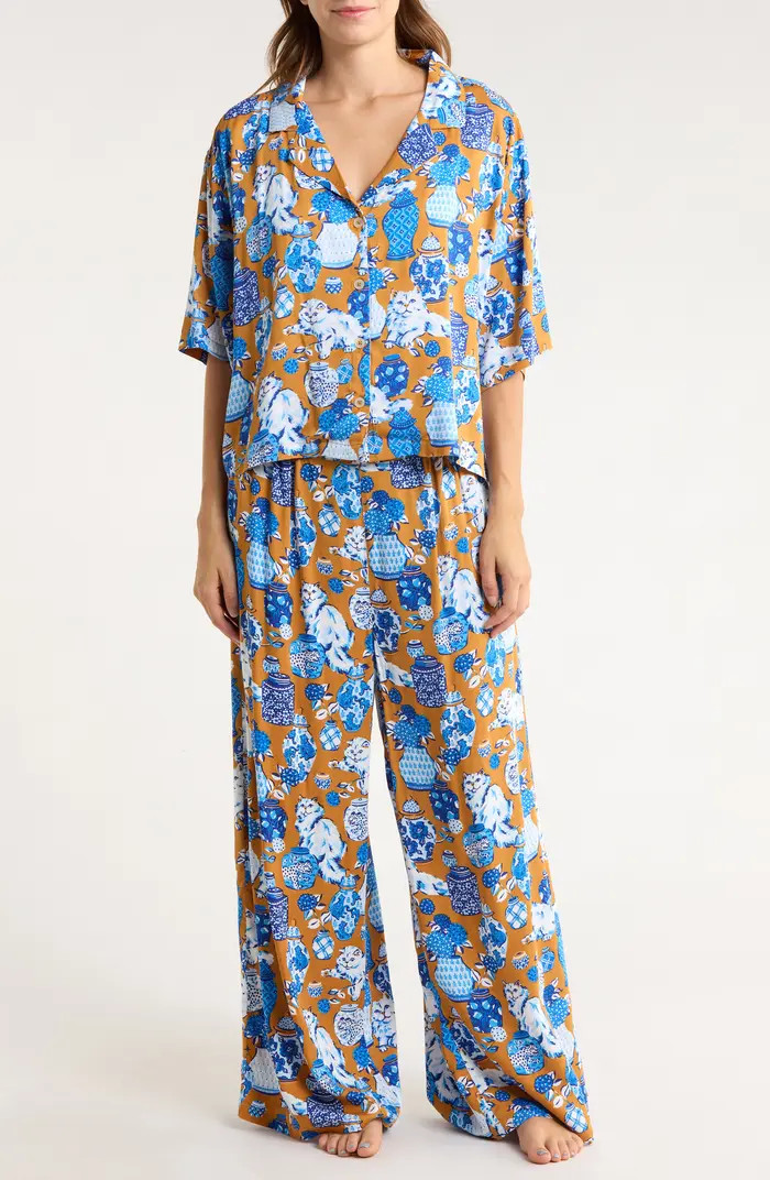 Printfresh Wildest Dreams Satin Pajamas | Nordstromrack | Nordstrom Rack