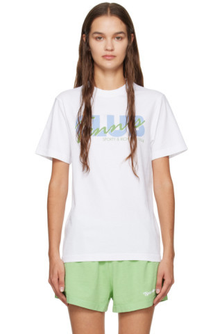 White 'Tennis Club' T-Shirt | SSENSE