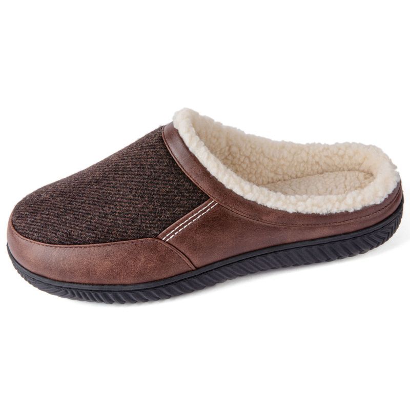 Rockdove Men's Colton Sherpa Lined Slide Slipper | Target