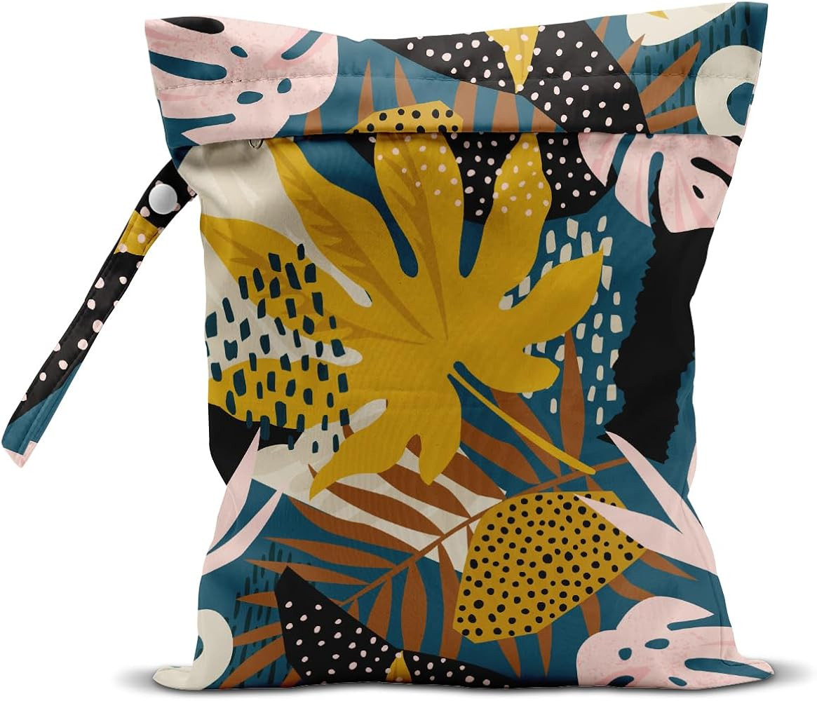 Wet Bag, Wet Dry Bag, Wet Bag for Swimsuit, Travel, Beach, Pool, Diapers, Dirty Yoga Gym Clothes,... | Amazon (US)