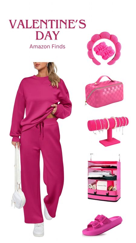 Amazon Valentine’s Pink Loungwear Outfit and Gift Ideas #amazon #amazonhome #amazonfinds #amazonfashion #vday #valentines #valentinesday #vdaylooks #valentinesgifts 

#LTKstyletip #LTKfindsunder50 #LTKGiftGuide