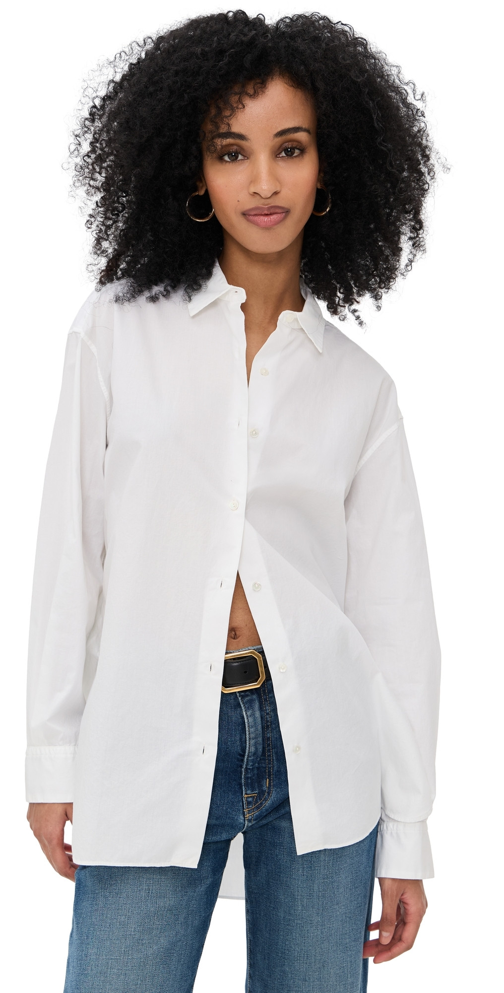 Nili Lotan Yorke Shirt White S | Shopbop