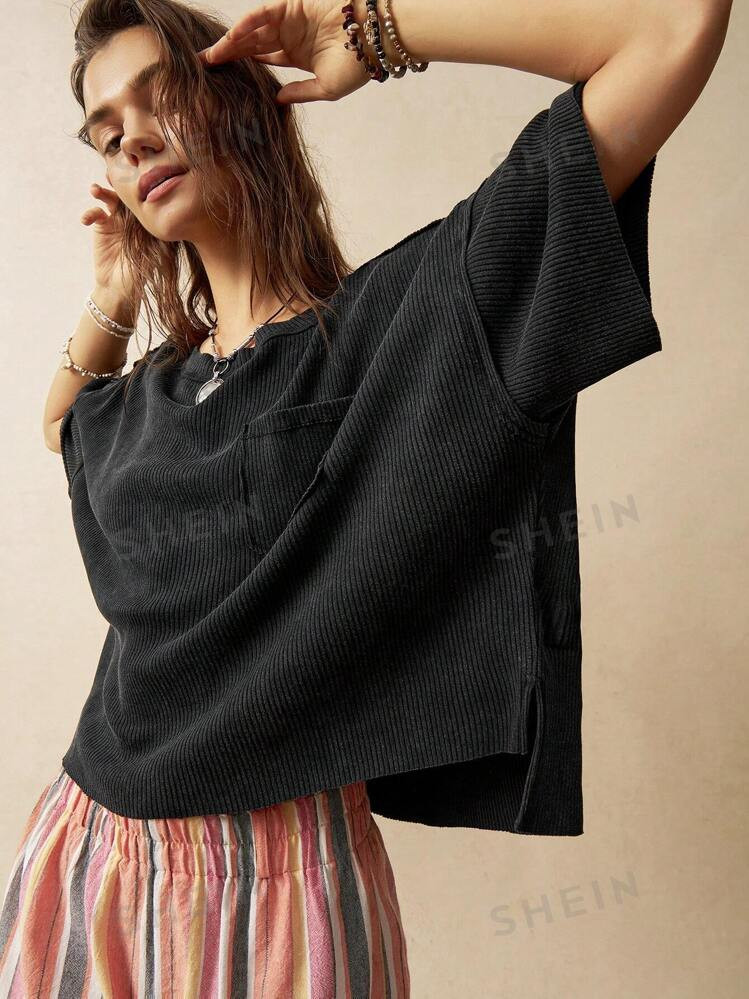 Bohemela Basic And Minimalist Women's T-Shirt For Vacation | SHEIN