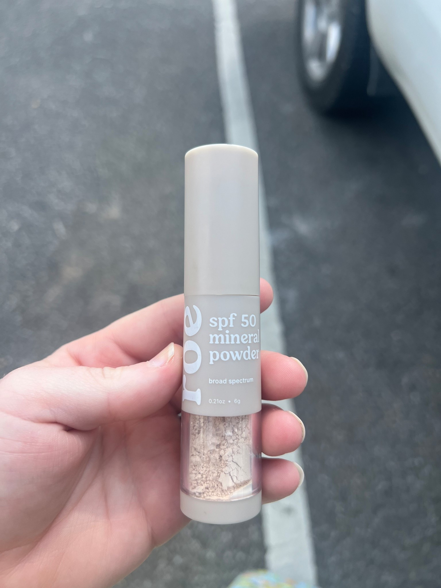 I carry this in my purse 24/7. Powder sunscreen and it’s a life saver 